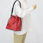 Louis Vuitton Petit Noe Epi Red Noir GHW