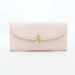Dior My Dior Violet Wallet Lambskin Rose Poudre GHW