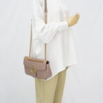 Gucci Marmont Flap Small Nude GHW