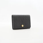 Louis Vuitton Envelope Business Card Monogram Empreinte Noir GHW