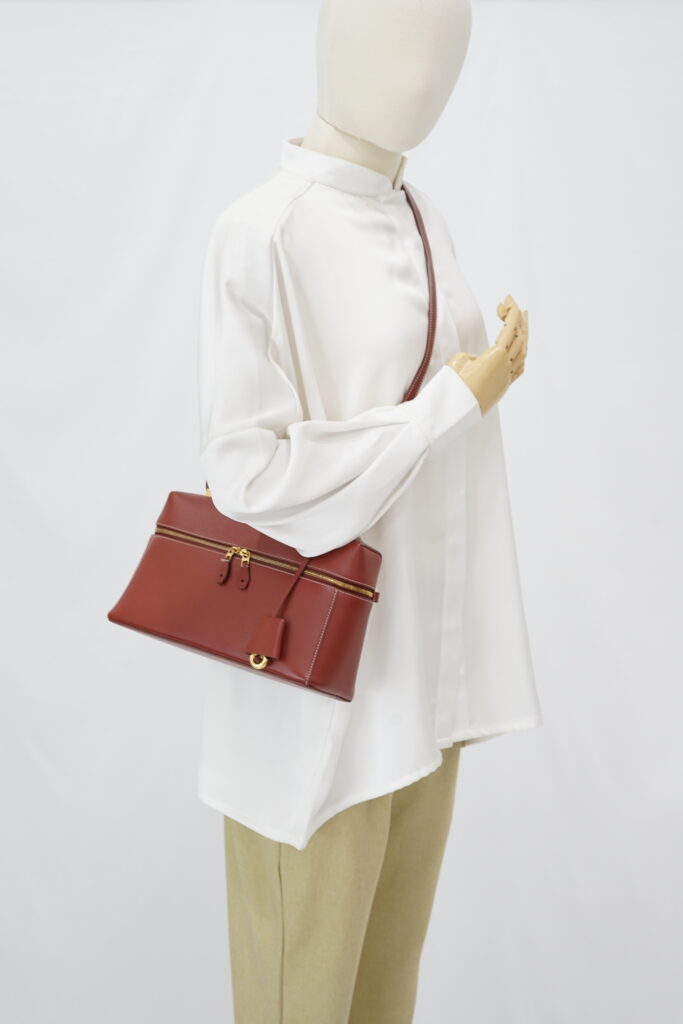 Loro Piana Extra Bag L27 Saddle Leather Deep Kummel/Sun Gold on GHW