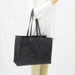 Louis Vuitton on the go GM Giant Monogram Empreinte Black GHW