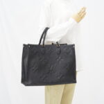 Louis Vuitton on the go GM Giant Monogram Empreinte Black GHW