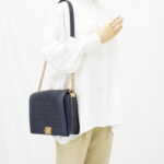 Chanel Boy 30 Lambskin Braided Navy GHW