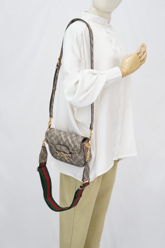 Gucci Horsebit Mini GG Supreme Balenciaga All Over Logo GHW