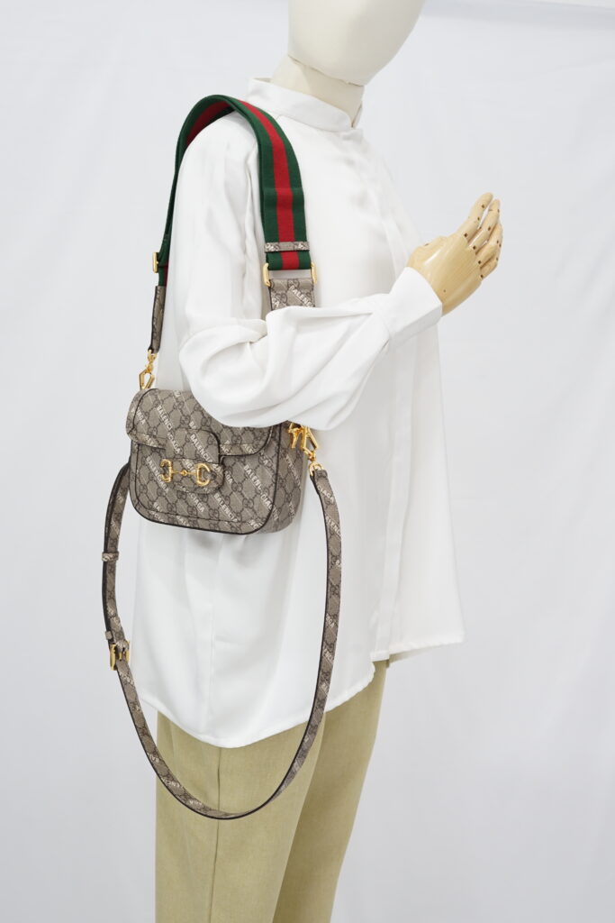 Gucci Horsebit Mini GG Supreme Balenciaga All Over Logo GHW