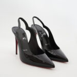 Christian Louboutin Hot Chick Sling 100 Vernis Black