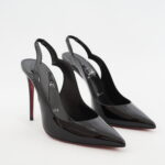 Christian Louboutin Hot Chick Sling 100 Vernis Black