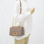 Dior Medium Caro Calfskin Warm Taupe GHW