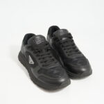 Prada Prax 2.0 Re-Nylon and Leather Sneaker Black