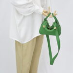 Hermes Mini Lindy Clemence Vert Yucca GHW