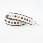 Fendi Studded Strap White Grey Multicolor SHW
