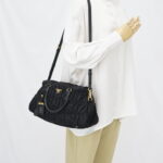 Prada Gaufre Tote Bag Tessuto Nylon Black