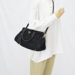 Prada Gaufre Tote Bag Tessuto Nylon Black
