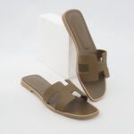Hermes Oran Sandal Etoupe