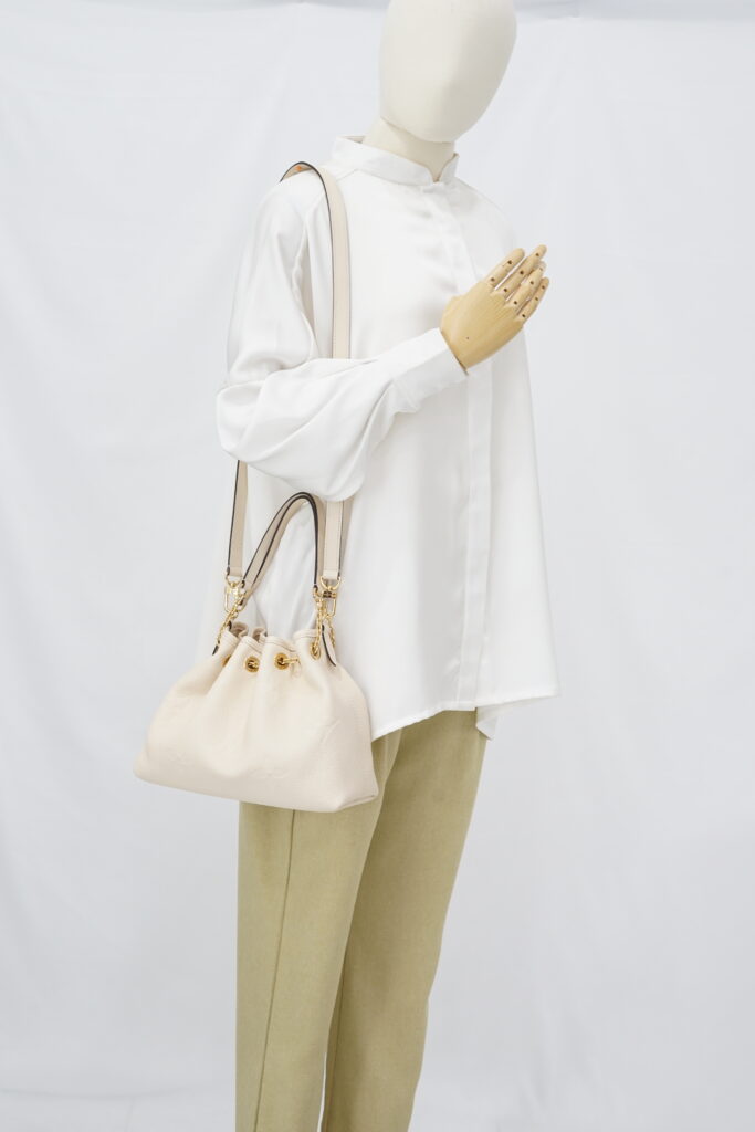 Louis Vuitton Bundle Bag Giant Monogram Empreinte Creme GHW