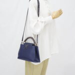 Louis Vuitton Capucines Phyton Navy Handle Phyton SHW