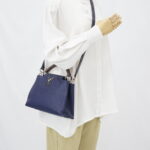 Louis Vuitton Capucines Phyton Navy Handle Phyton SHW