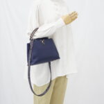 Louis Vuitton Capucines Phyton Navy Handle Phyton SHW