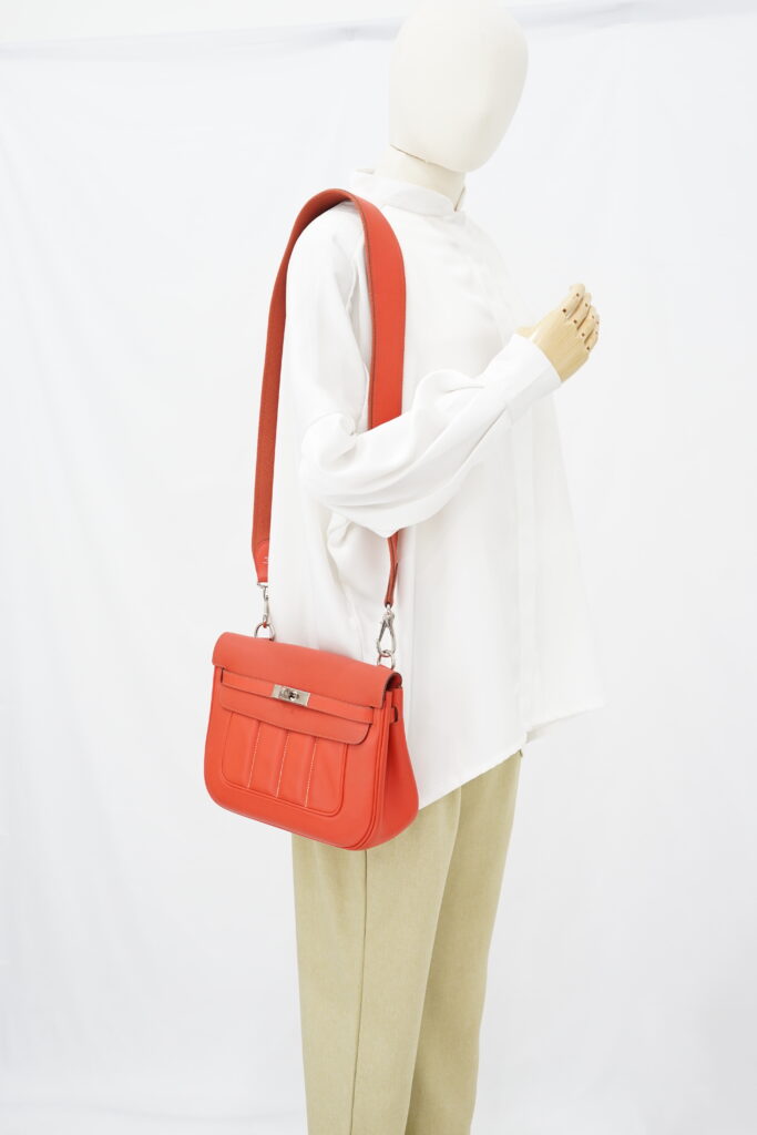 Hermes Berline Rouge Vif PHW