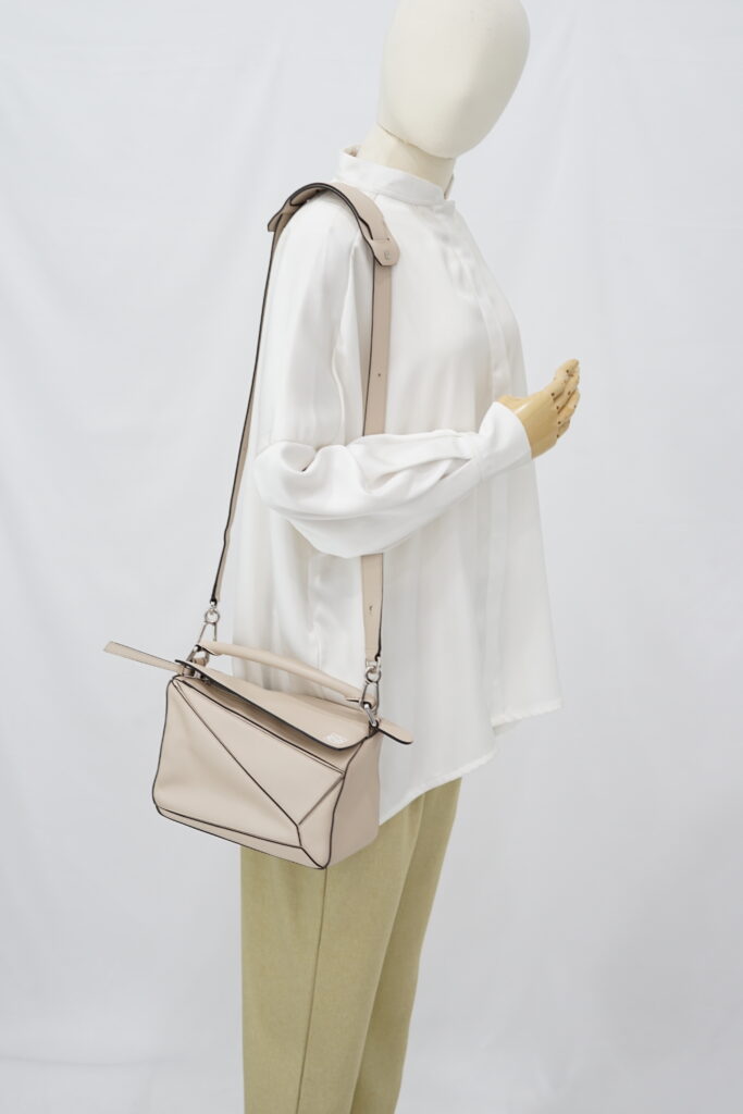 Loewe Puzzle Small Sand Beige SHW