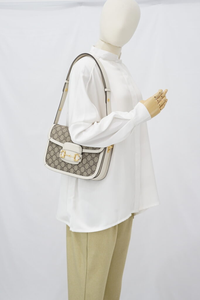 Gucci Horsebit GG Supreme White GHW