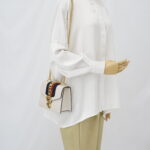 Gucci Mini Sylvie White GHW