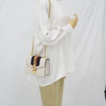 Gucci Mini Sylvie White GHW