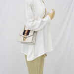 Gucci Mini Sylvie White GHW