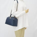 Chanel Bowling Bag Blue Navy GHW