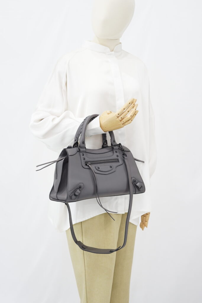 Balenciaga Neo Classic Small Grey Calf BHW
