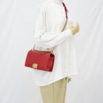 Chanel Boy 25 Lambskin Red GHW