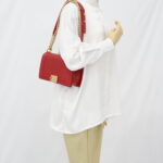 Chanel Boy 25 Lambskin Red GHW