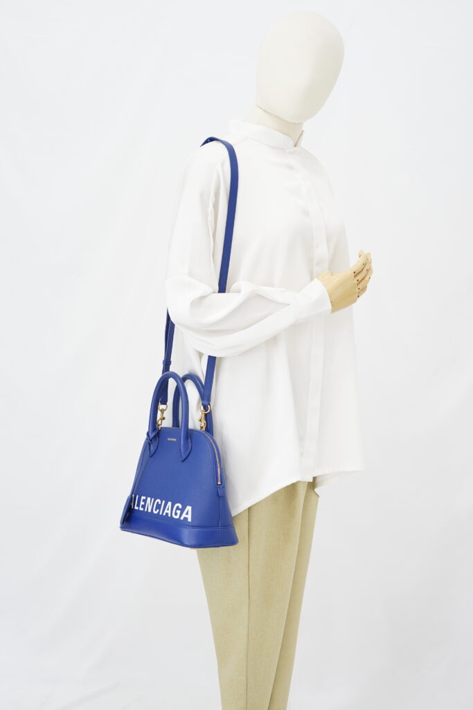 Balenciaga Ville Blue GHW