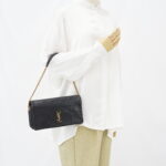 Saint Laurent Jamie Shoulder Bag Black GHW