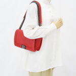 Chanel Boy Reverso Medium Calfskin Red RHW