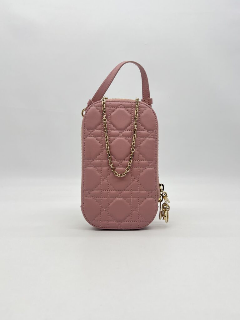 Dior Lady Dior Call’ in Phone Pink GHW