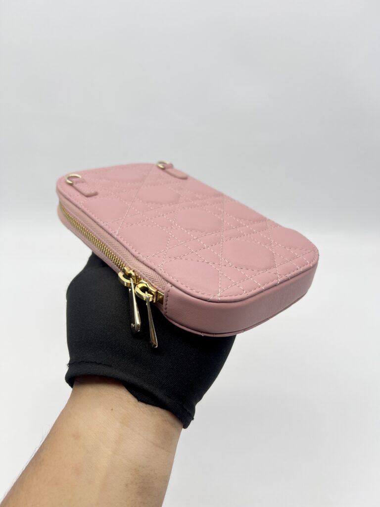 Dior Lady Dior Call’ in Phone Pink GHW