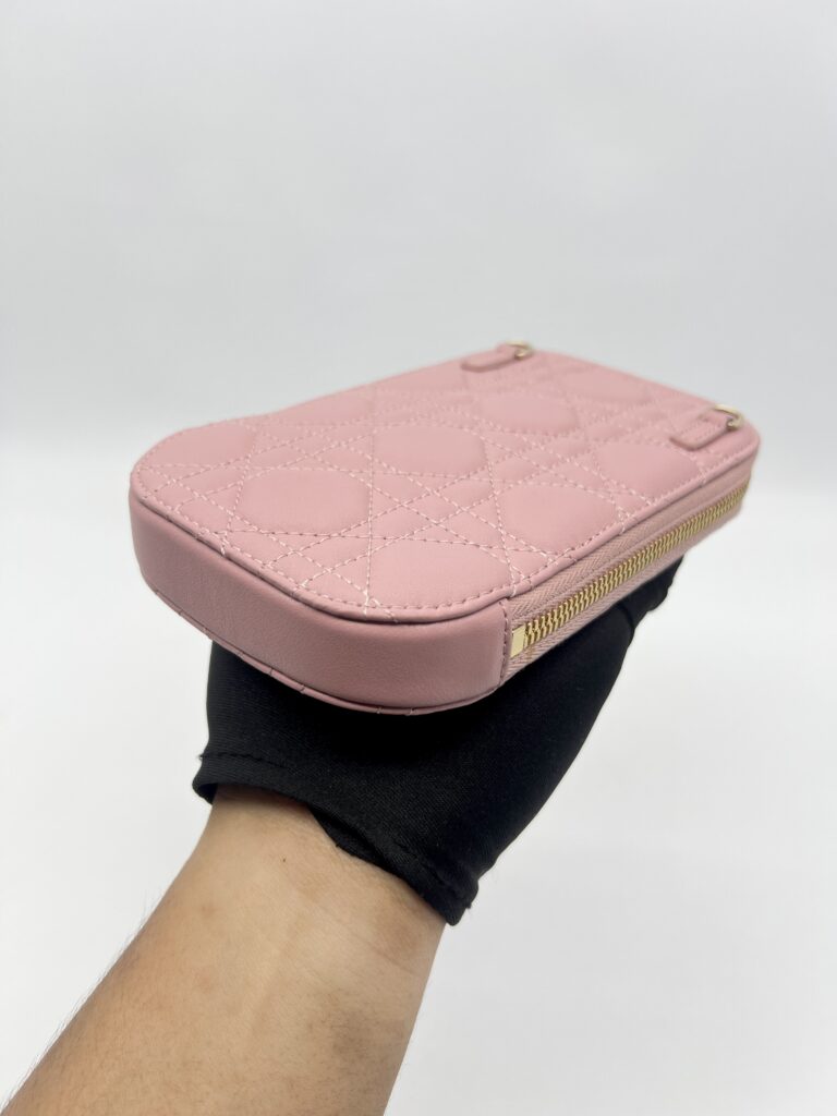 Dior Lady Dior Call’ in Phone Pink GHW
