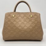 Louis Vuitton Montaigne MM Monogram Empreinte Dune GHW