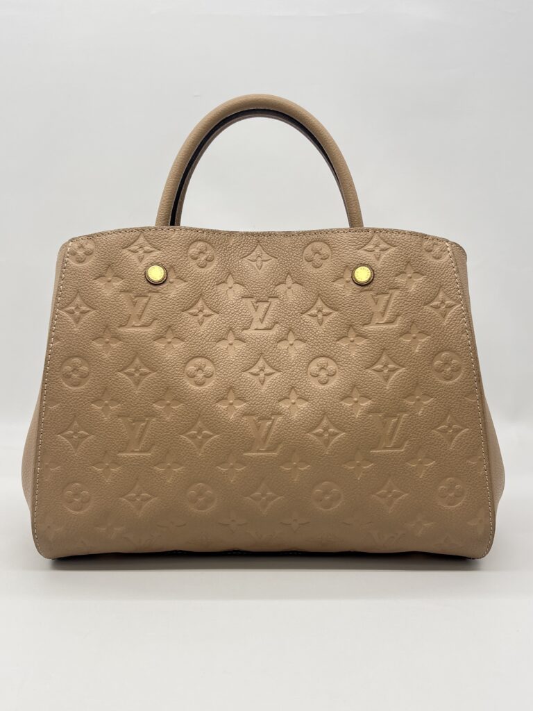 Louis Vuitton Montaigne MM Monogram Empreinte Dune GHW