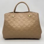 Louis Vuitton Montaigne MM Monogram Empreinte Dune GHW