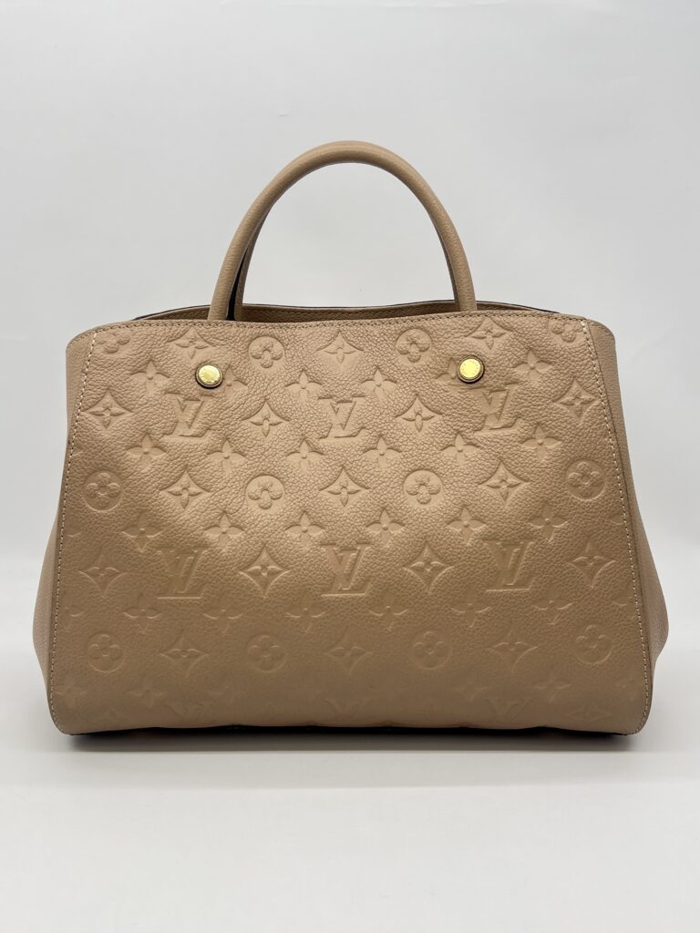 Louis Vuitton Montaigne MM Monogram Empreinte Dune GHW