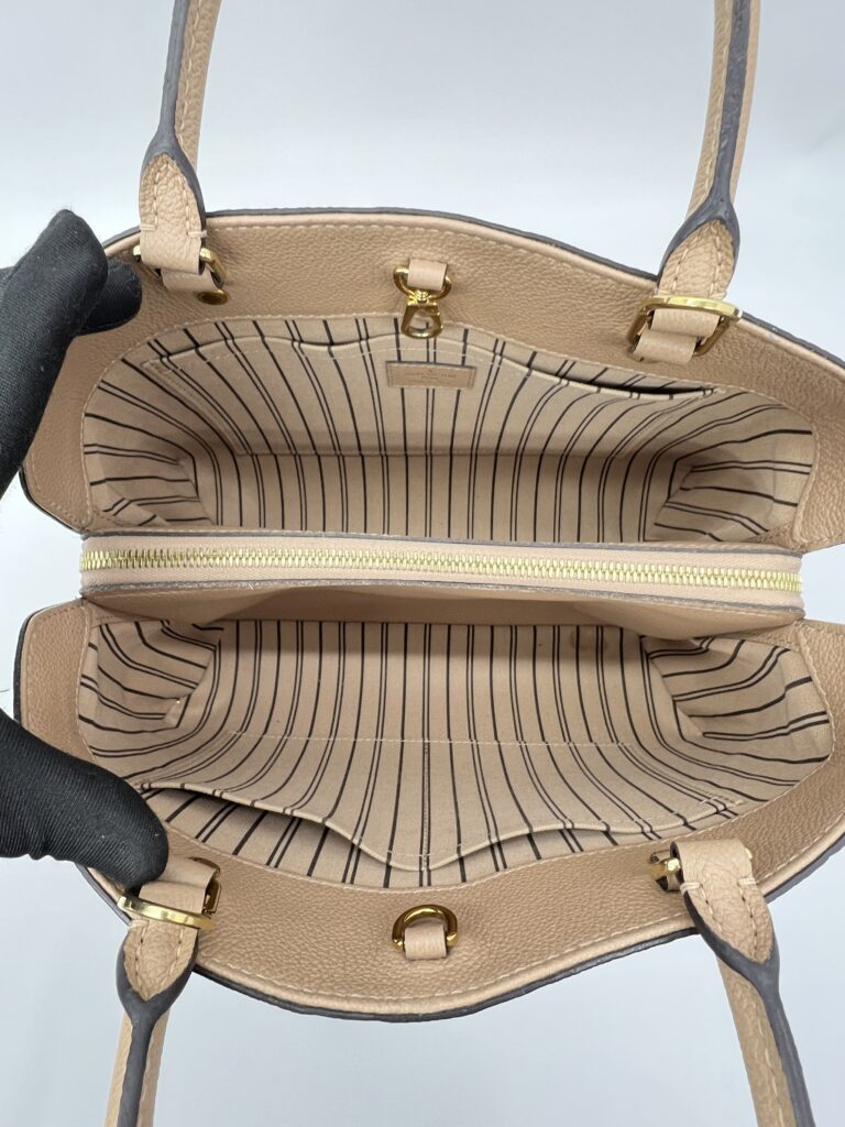 Louis Vuitton Montaigne MM Monogram Empreinte Dune GHW