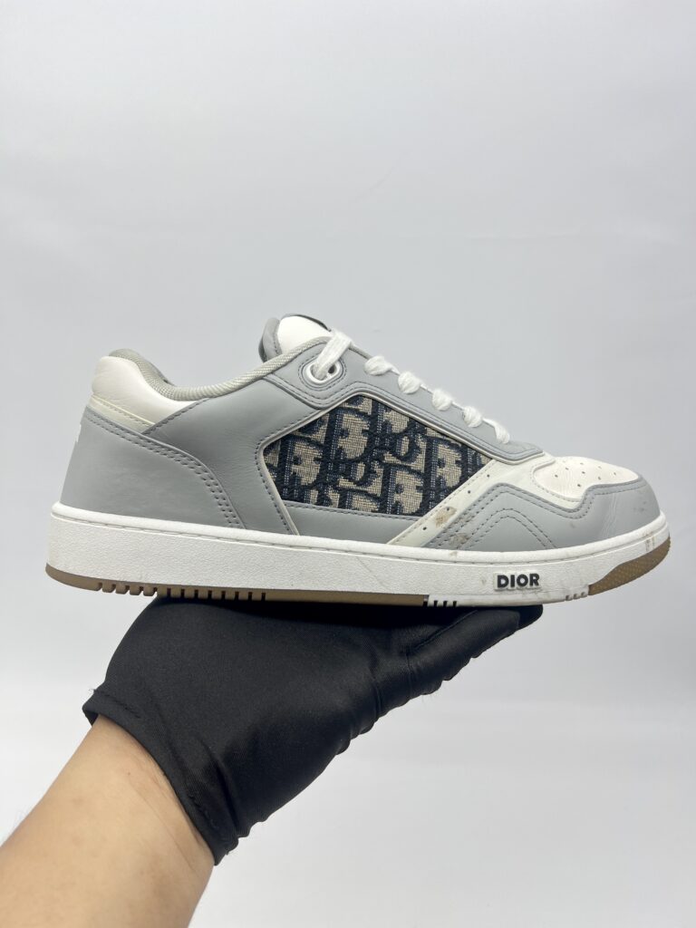 Dior B27 uptown Low-Top Sneaker Grey/White/Blue Oblique