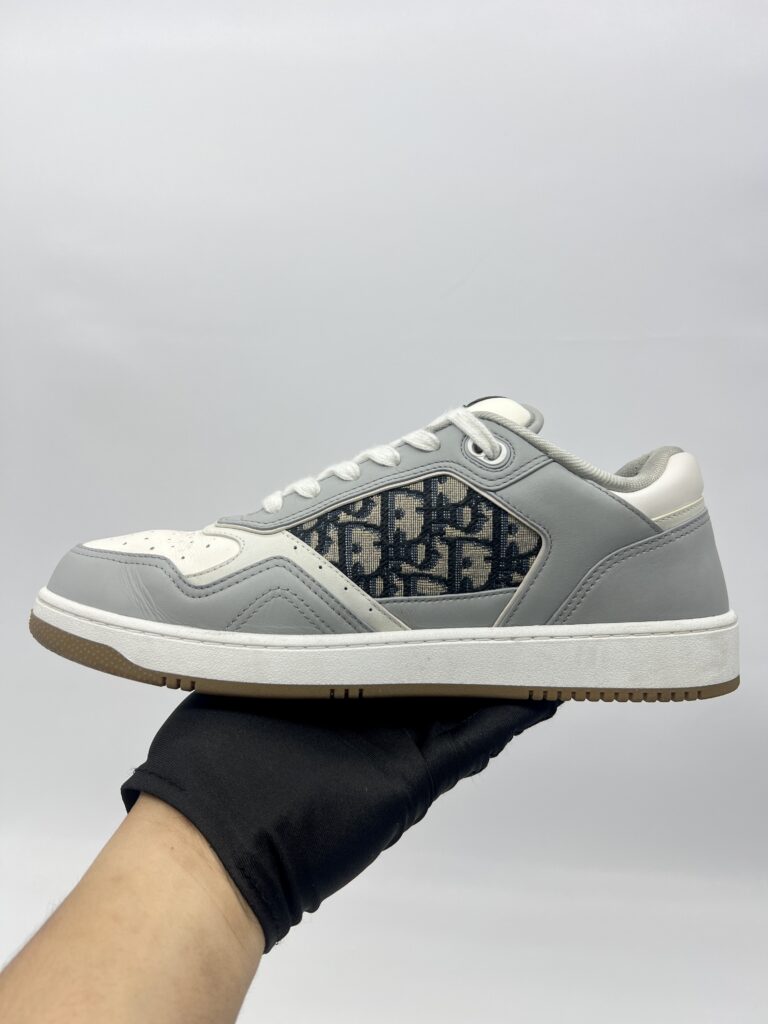 Dior B27 uptown Low-Top Sneaker Grey/White/Blue Oblique