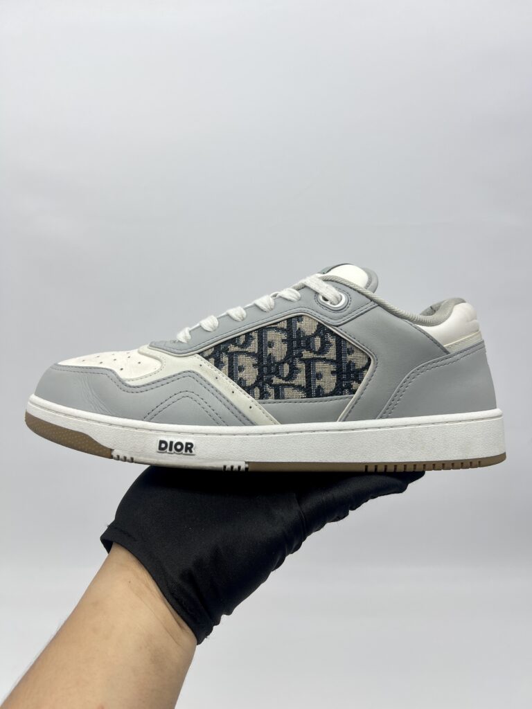 Dior B27 uptown Low-Top Sneaker Grey/White/Blue Oblique