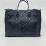 Louis Vuitton on the go GM Giant Monogram Empreinte Black GHW