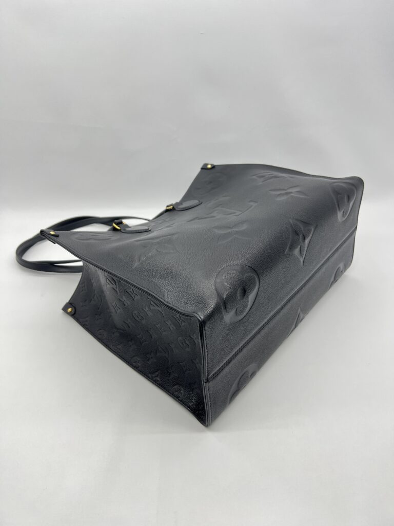 Louis Vuitton on the go GM Giant Monogram Empreinte Black GHW