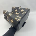 Louis Vuitton Noe Neo MM Monogram Empreinte Noir Beige GHW
